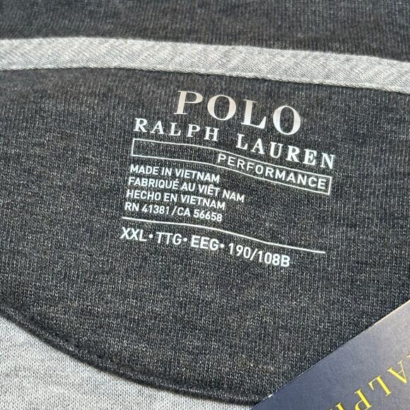 New Polo Performance Pullover sz XXL Grey Polo quarter zip pullover - Picture 4 of 7